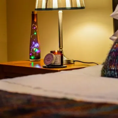 Relax in our spacious bedrooms at Gables Cottage Polbain